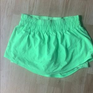 Lululemon running skirt with shorts